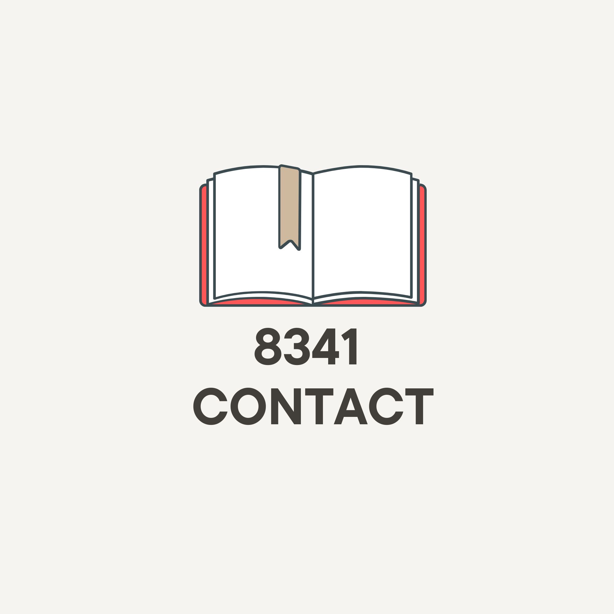 8341CONTACT（やさしいコンタクト）やさしさから始まる新しいつながり
